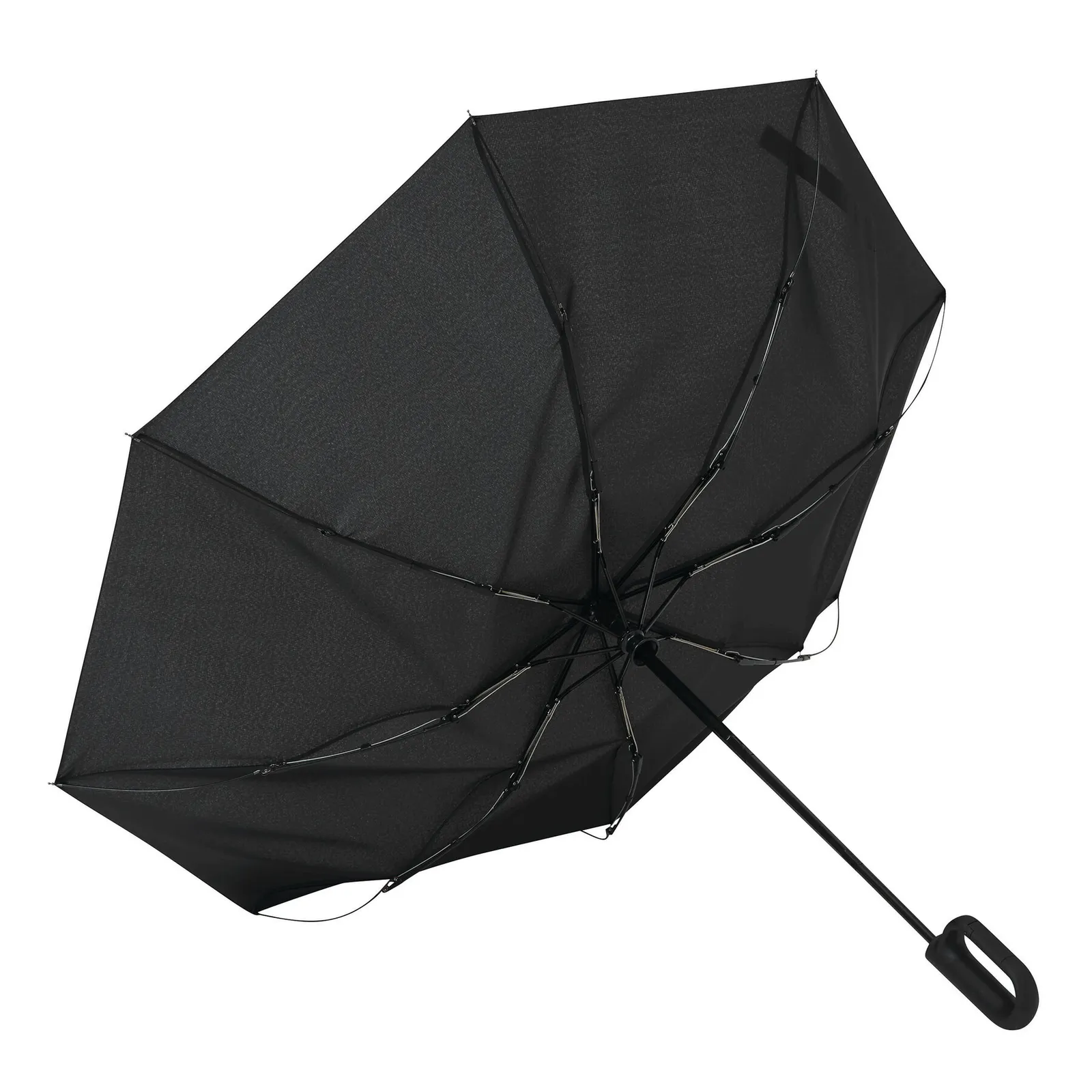 SCIROCCO - Vollautomatischer Windproof-Taschenschirm, schwarz – Bild 7