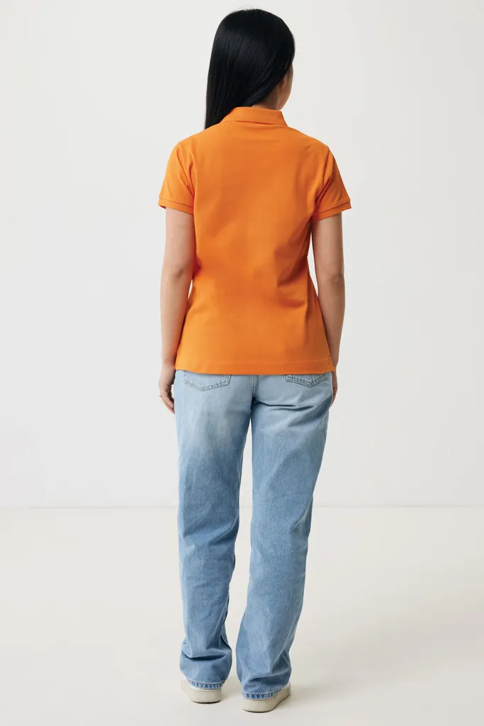 IQONIQ Yosemite Damen Piqué-Poloshirt aus rec. Baumwolle, orange – Bild 7