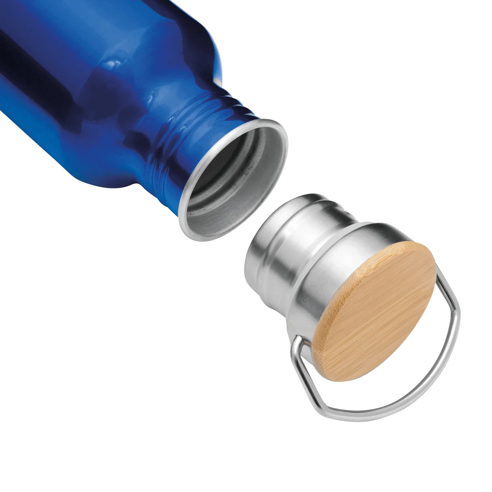 MECOZI TRANSIT - Aluminium Trinkflasche, blau – Bild 6