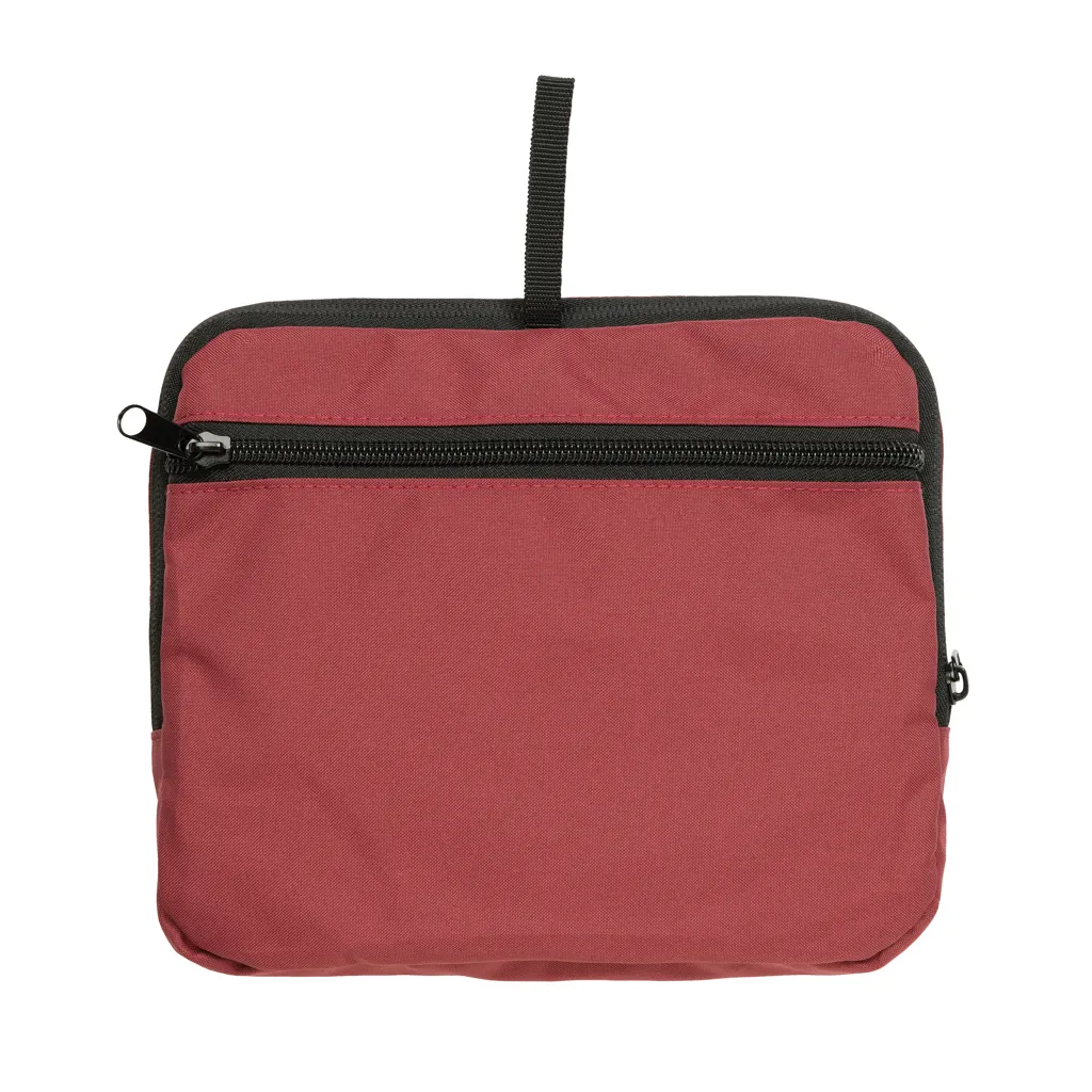 Dillon AWARE™ RPET faltbarer klassischer Rucksack, rot – Bild 7