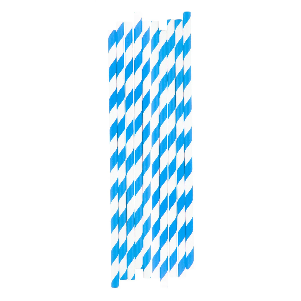 Trinkhalm-Set StriStraw, blau, weiß – Bild 2
