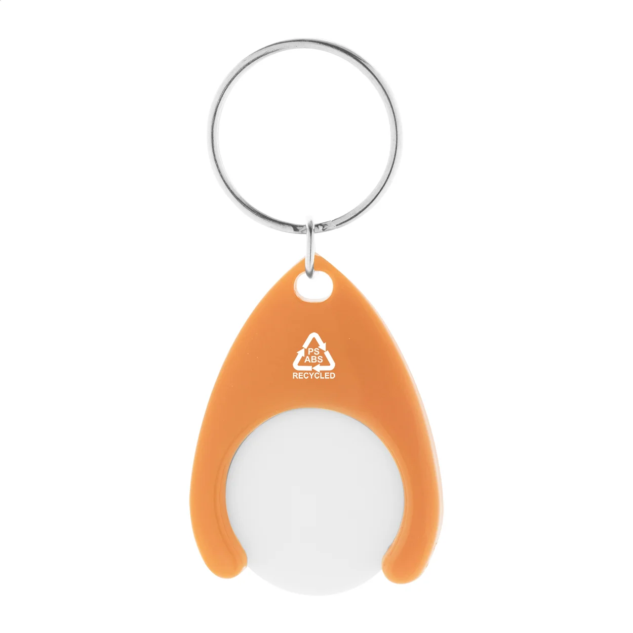 RABS-Schlüsselanhänger Neppy mit Einkaufswagenchip, orange – Bild 2