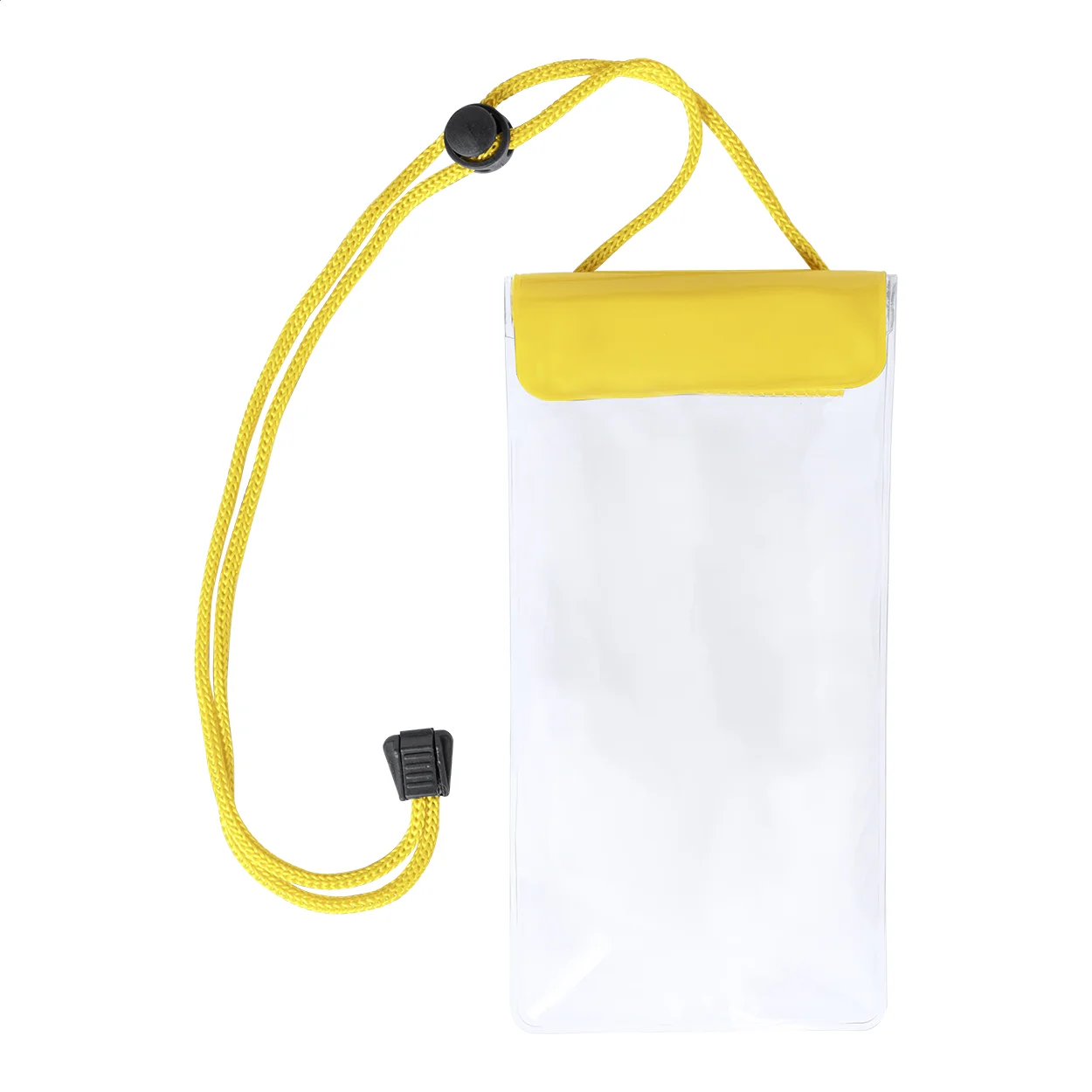 Handyetui Splash, gelb, transparent – Bild 2