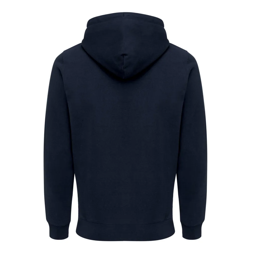 IQONIQ Abisko Zip-Kapuzenpullover aus recycelter Baumwolle, navy blau – Bild 2
