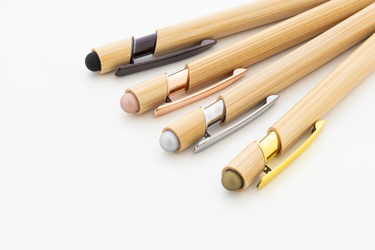 Touchpen-Kugelschreiber Tonnel Boo, gold – Bild 5
