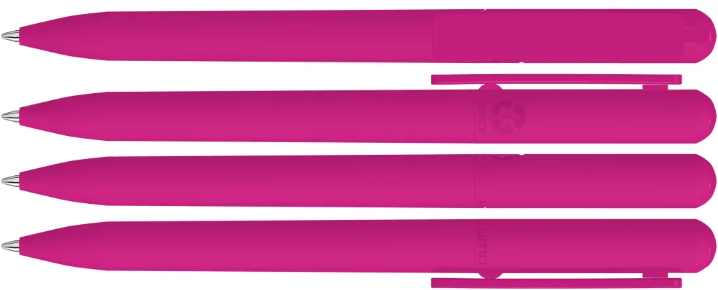 RECYCLED PET PEN CHANGE GUM Drehkugelschreiber magenta, magenta – Bild 2