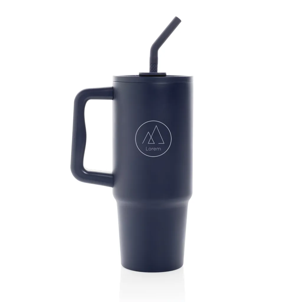 Embrace Deluxe Becher aus RCS recyceltem Edelstahl 900ml, navy blau – Bild 5