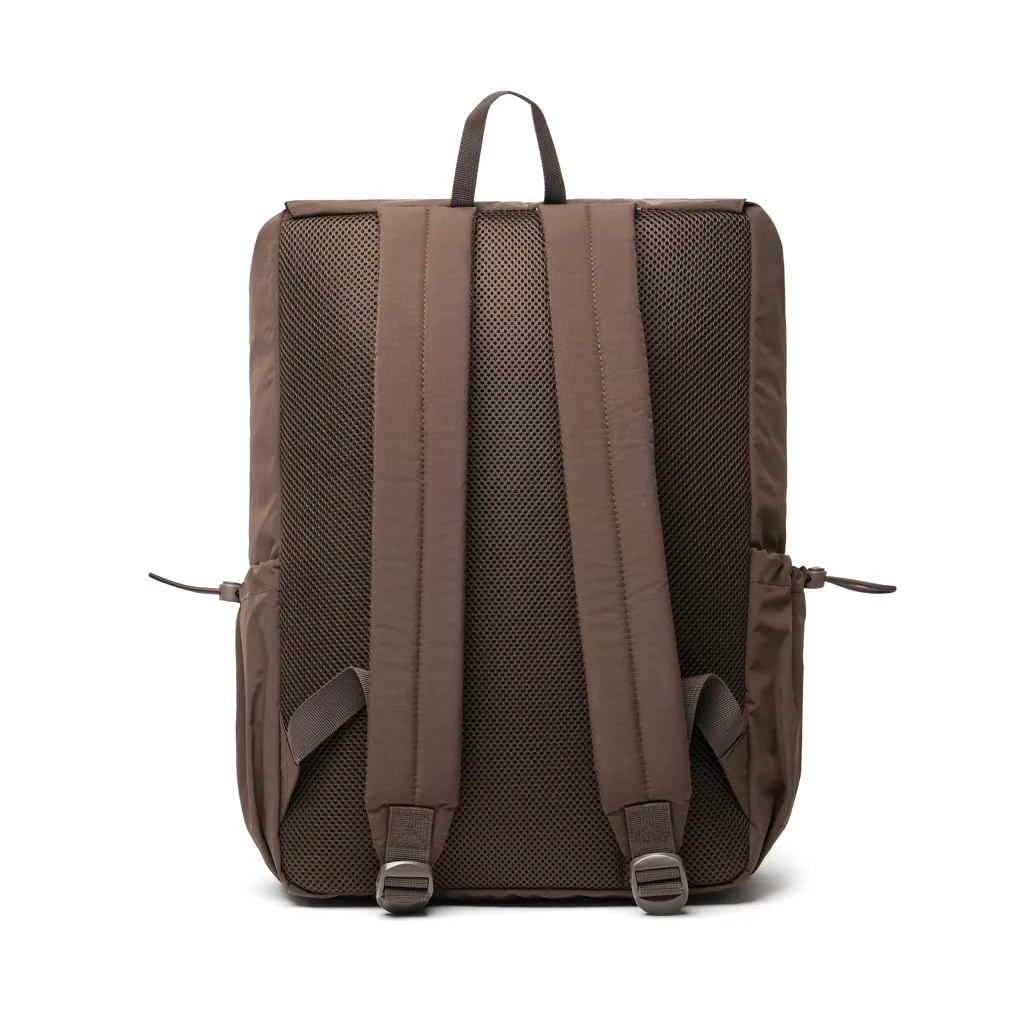 KENTO URBAN Everyday Rucksack aus RCS recyceltem Nylon, braun – Bild 4
