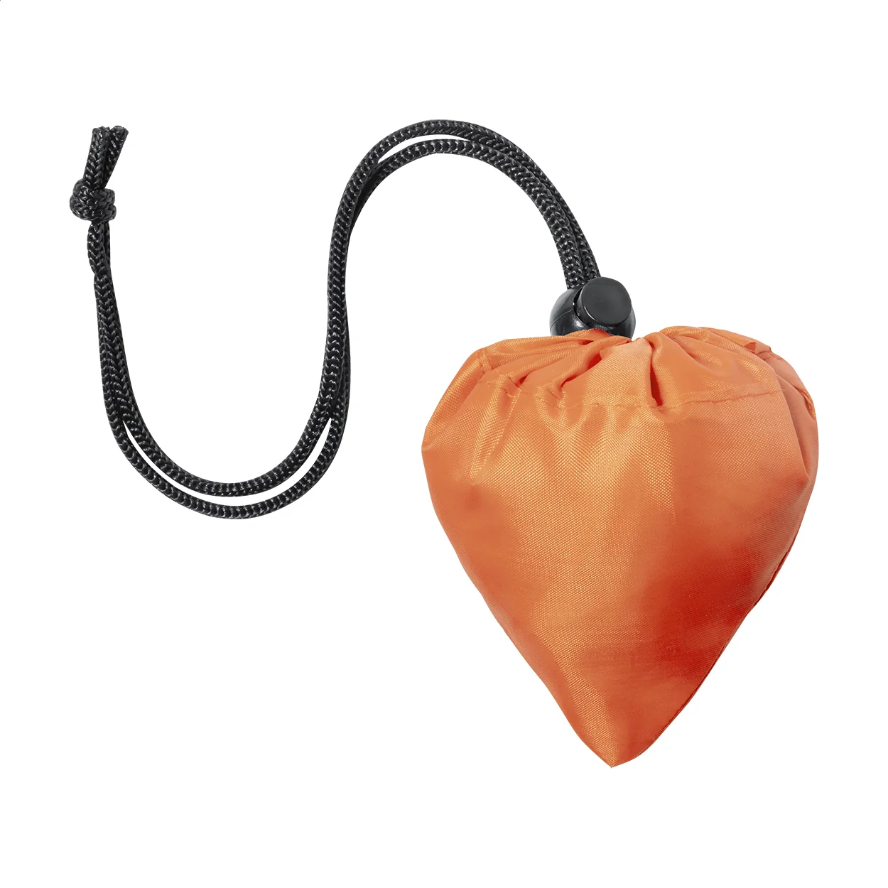 Faltbare RPET-Einkaufstasche Berber, orange – Bild 2
