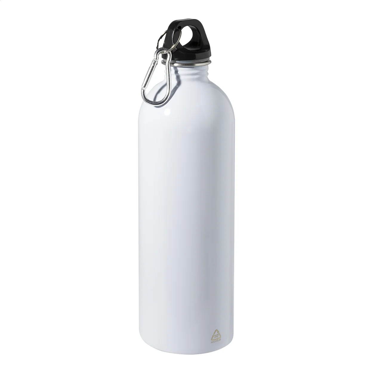Flasche Ressuto XL aus recyceltem Edelstahl, weiß – Bild 3