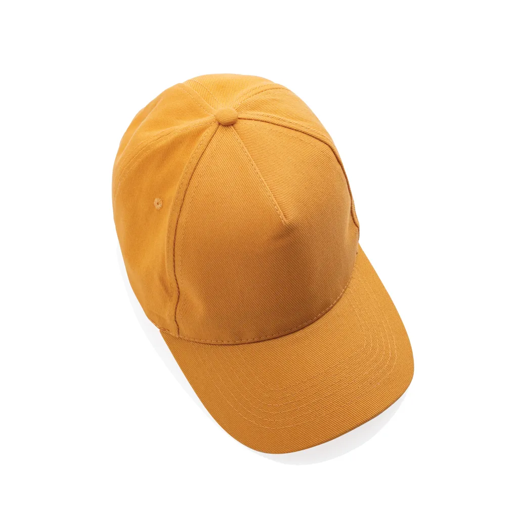 Impact 5 Panel Kappe aus 280gr rCotton mit AWARE™ Tracer, sundial orange – Bild 6