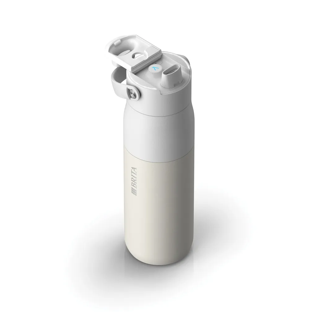 BRITA LARQ IQ Track Purify Clean Flasche 680ml, weiß – Bild 3