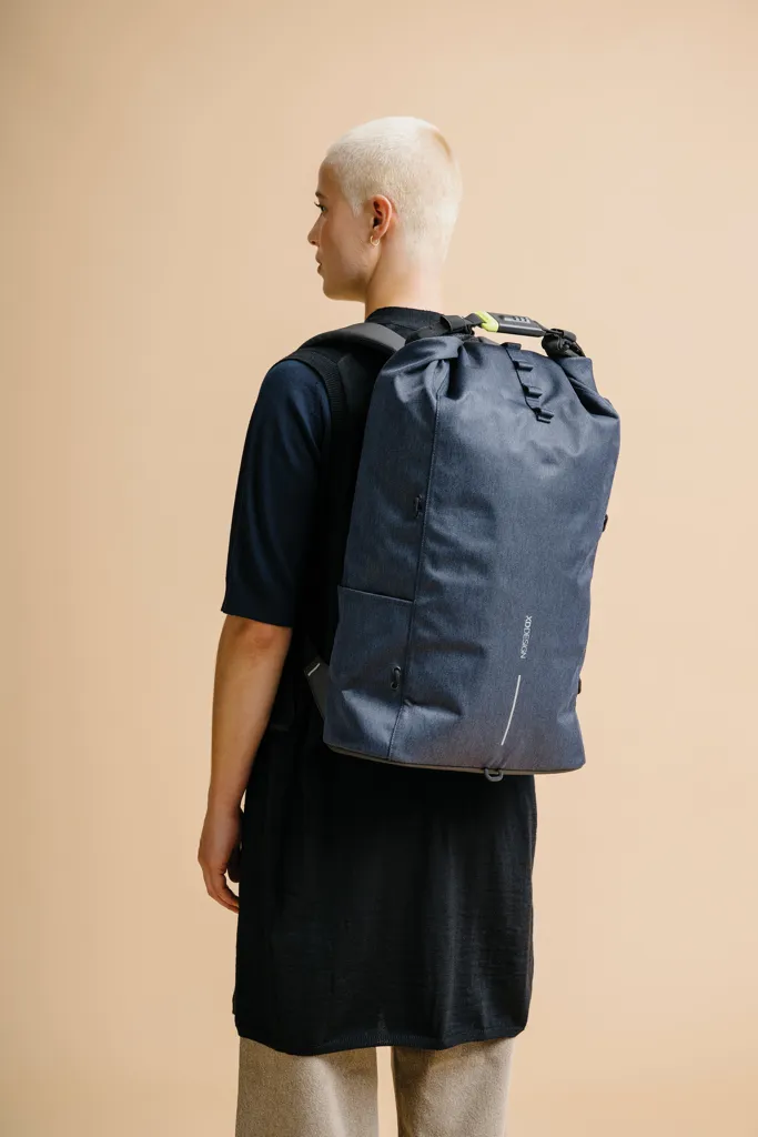 Urban Lite Anti-Diebstahl-Rucksack, navy blau – Bild 3