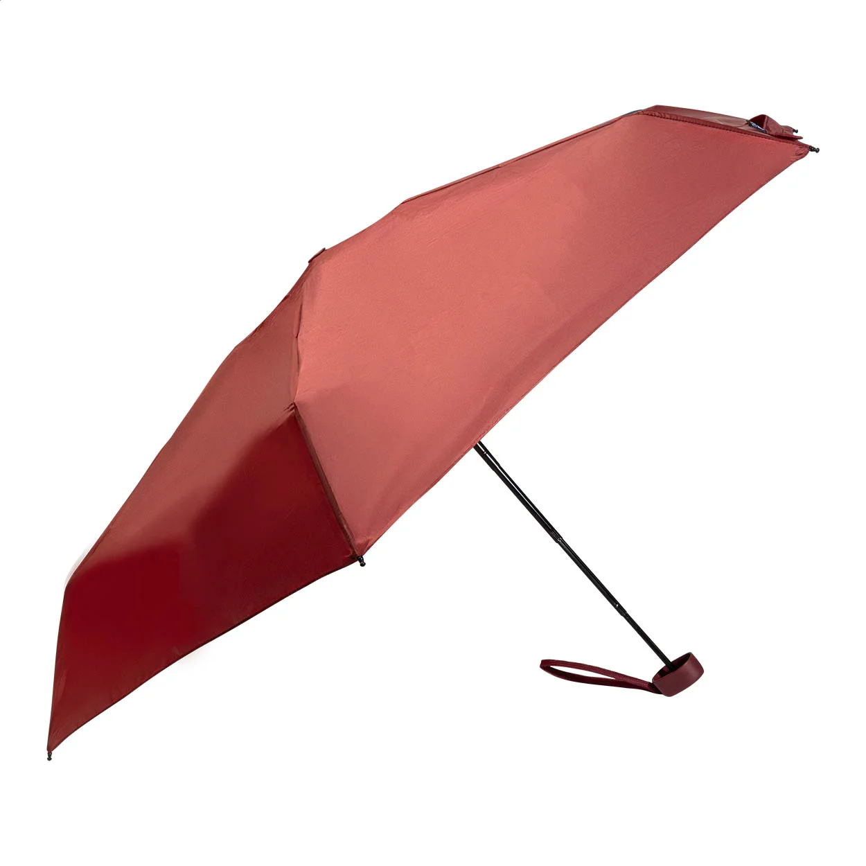 Mini-Taschenschirm Fractus aus RPET, weinrot – Bild 5