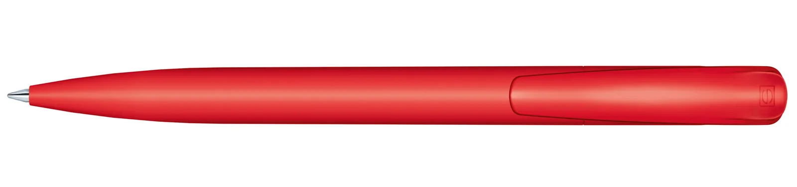 Challenger Matt Recycled Druckkugelschreiber, Rot 186 – Bild 3