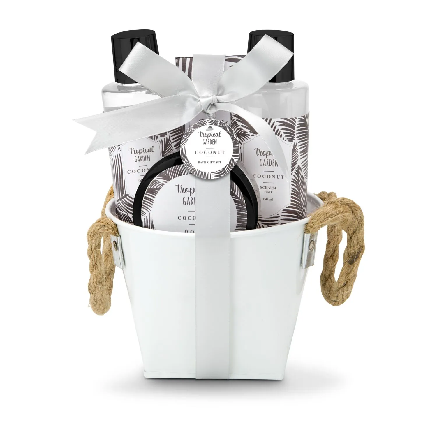 Wellness-Geschenkset: Tropical Garden, weiß – Bild 2