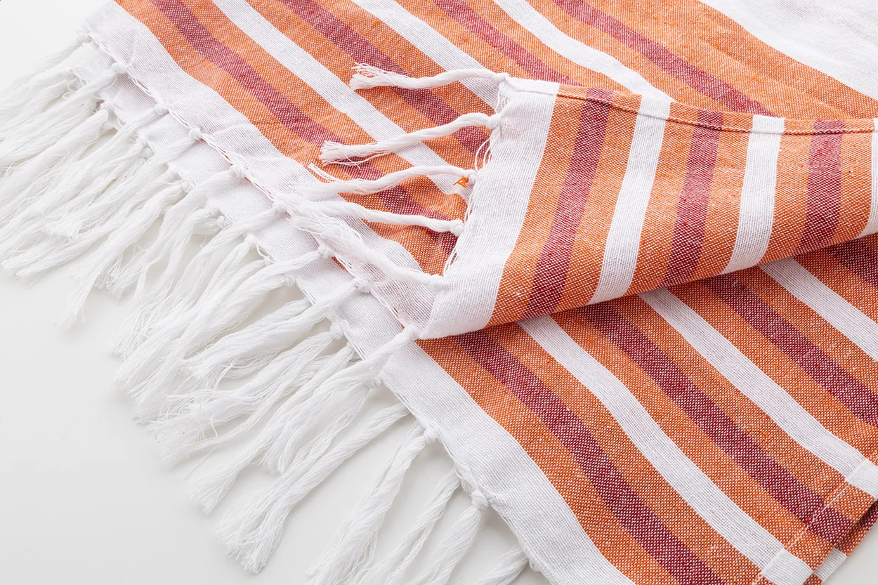 Strandtuch Tulum, orange – Bild 4