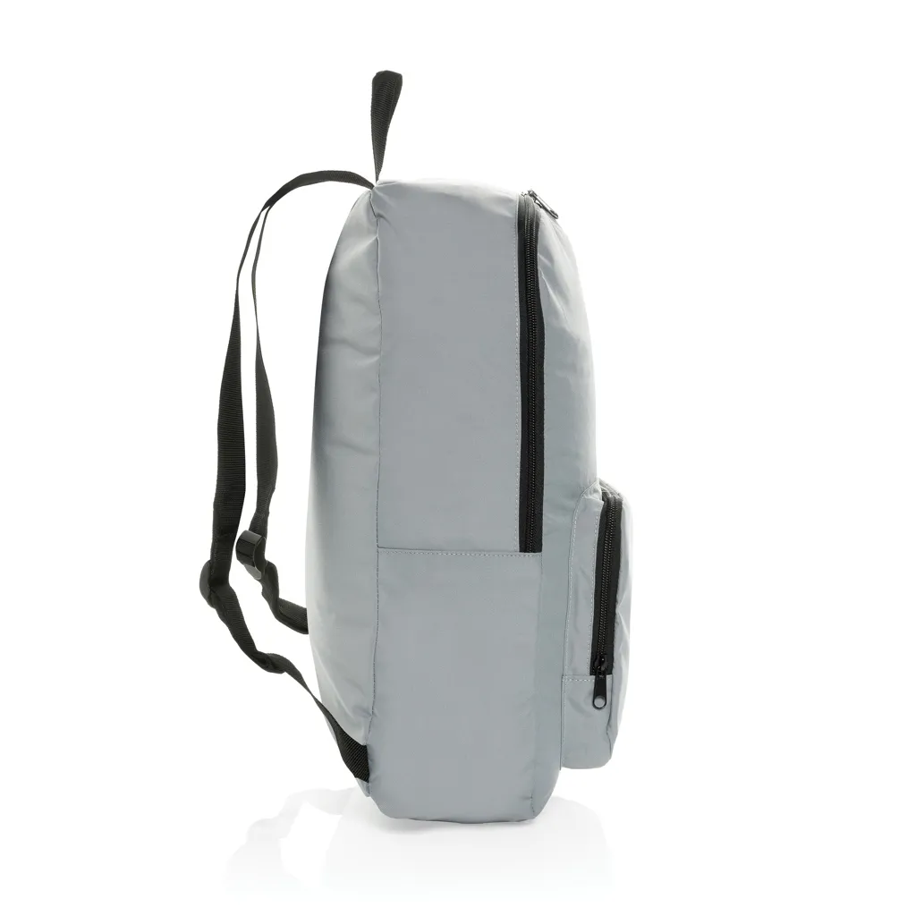Dillon AWARE™ RPET faltbarer klassischer Rucksack, grau – Bild 3
