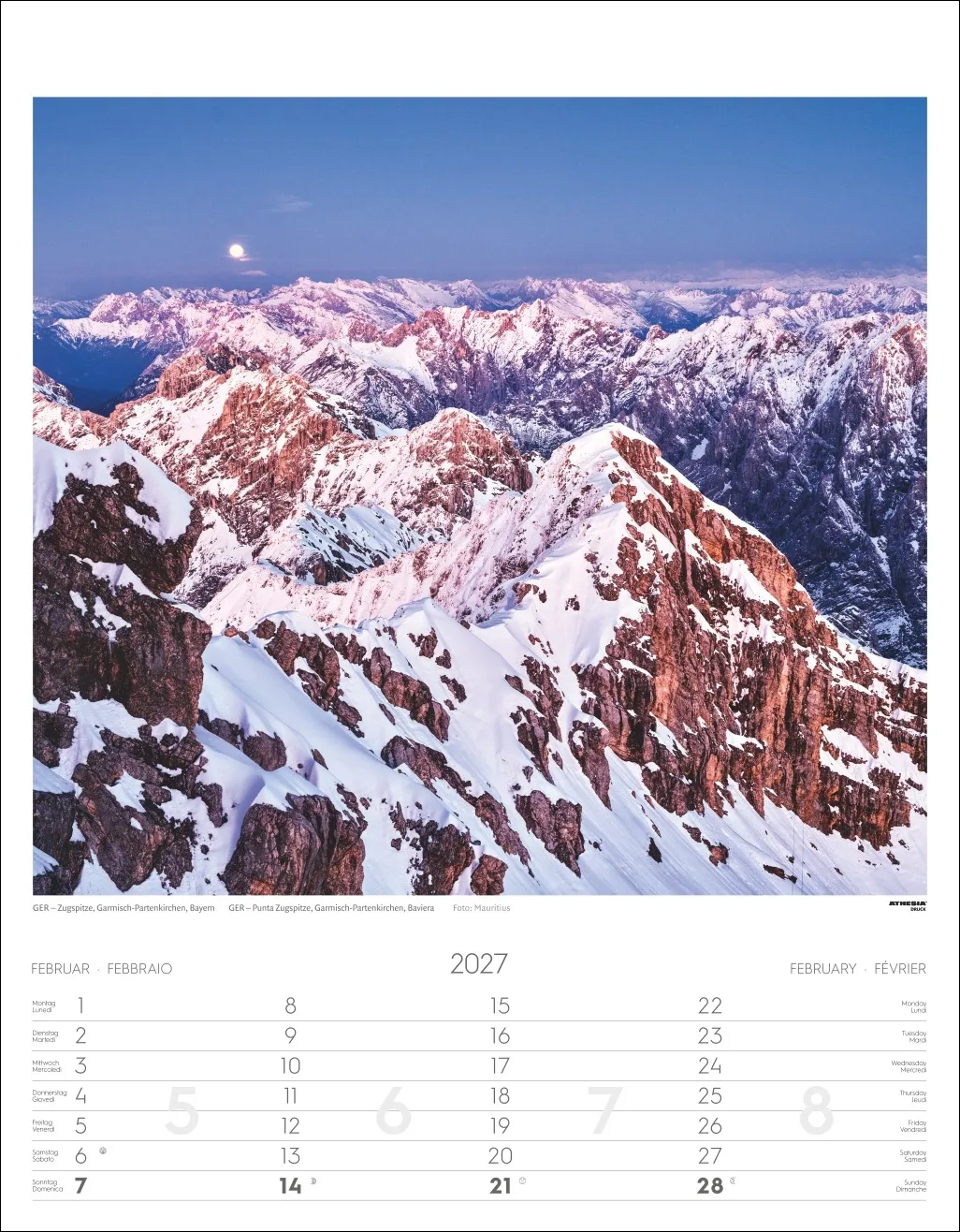 Alpen Wandkalender 2027 – Bild 3