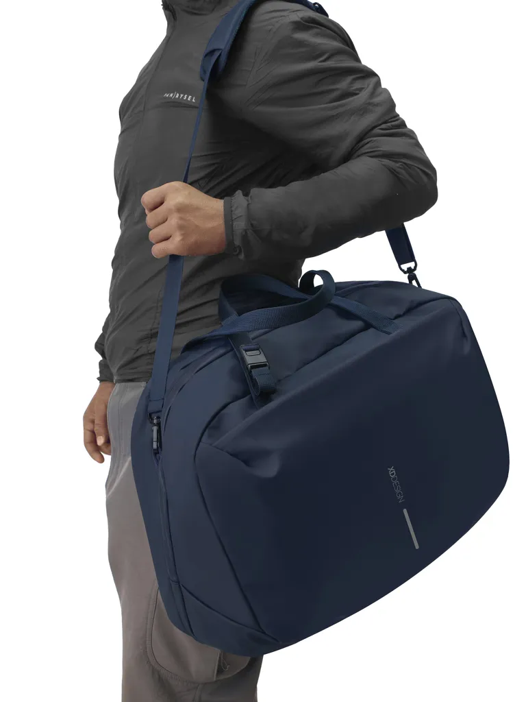Urban wasserabweisende Wochenendtasche, navy blau – Bild 10