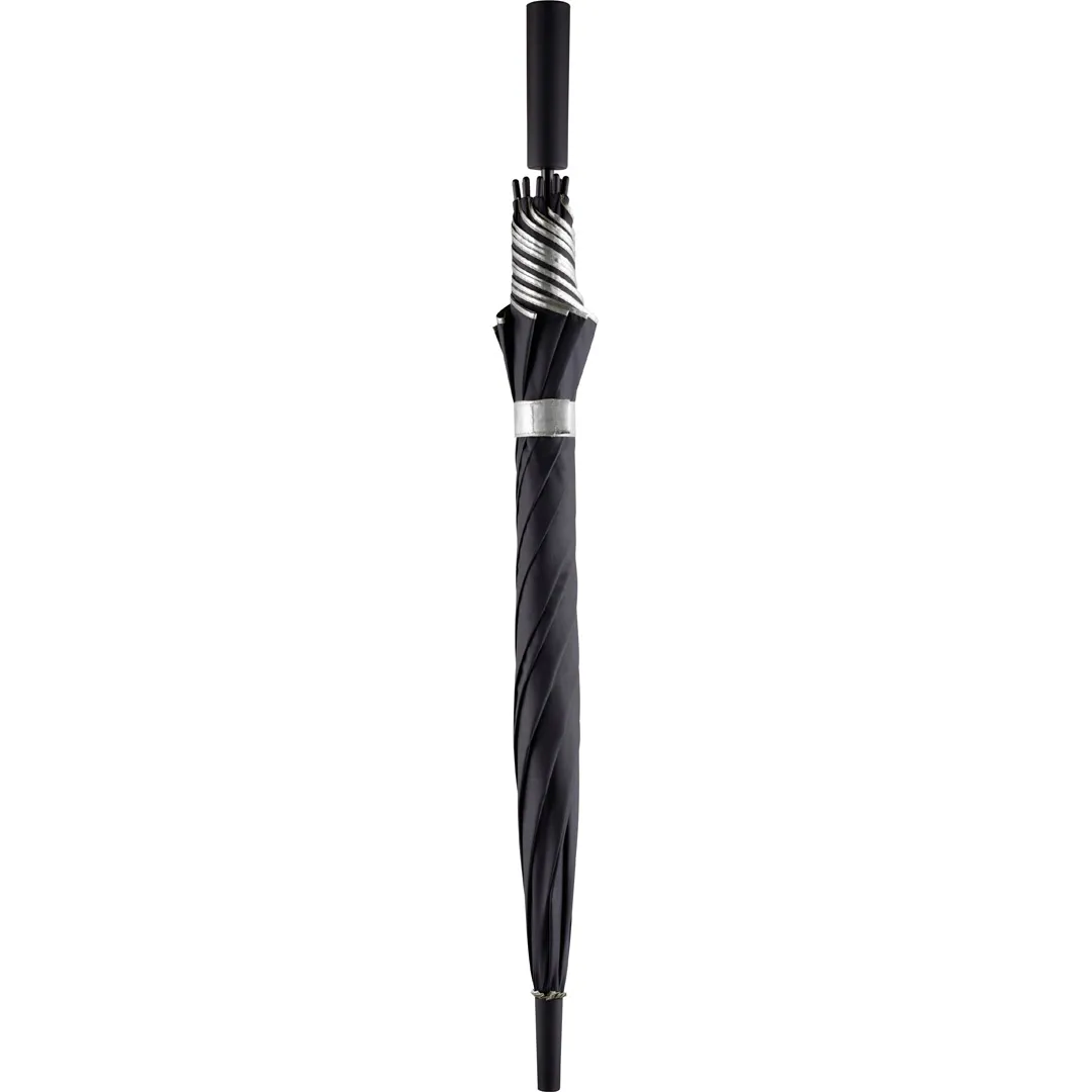 AC-Stockschirm FARE® Doubleface, schwarz/silber – Bild 6
