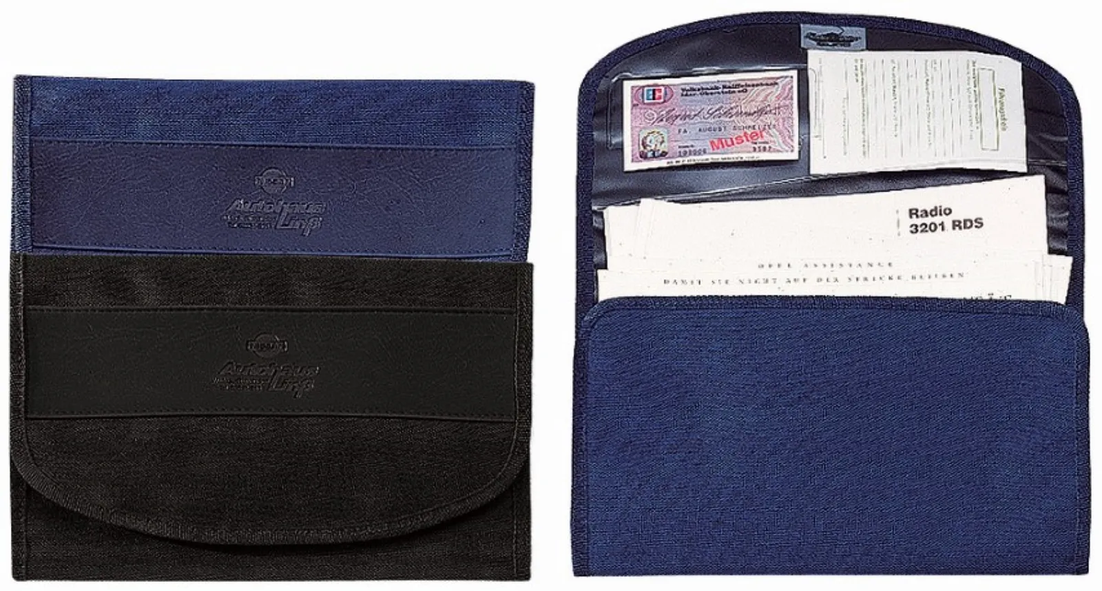 Wagenpapiertasche "CarLabel" schwarz, schwarz – Bild 2