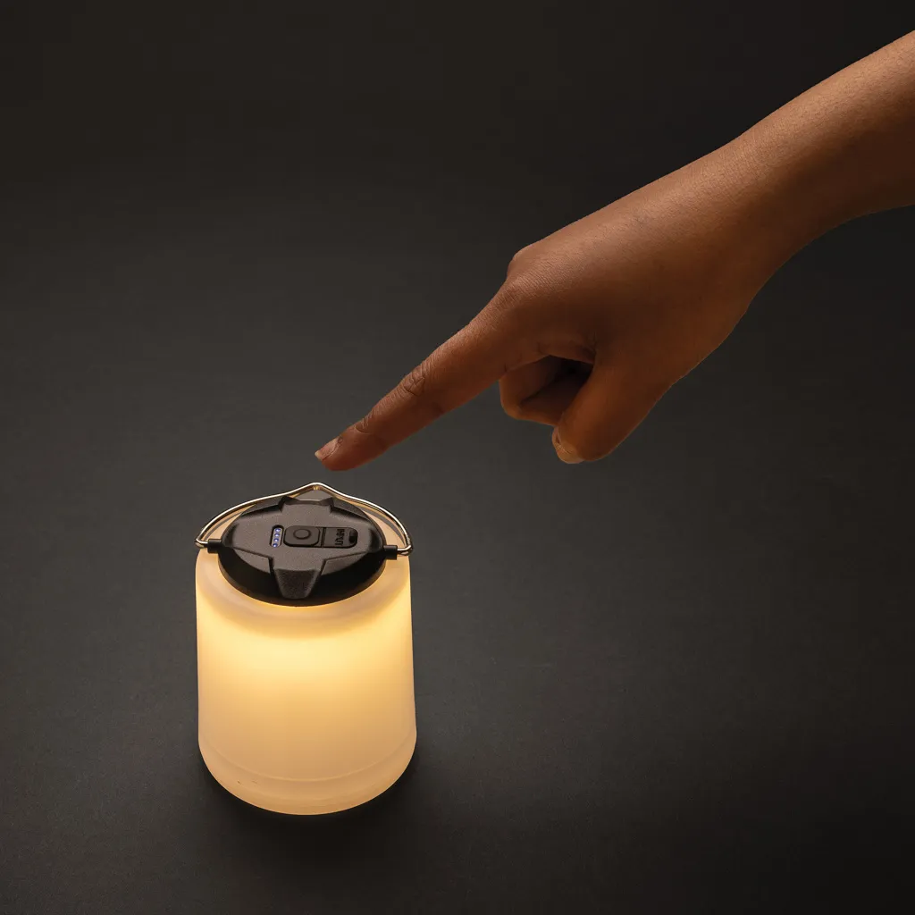 Limio tragbare wiederaufladbare Tischlampe aus RCS rec. ABS, weiß – Bild 6