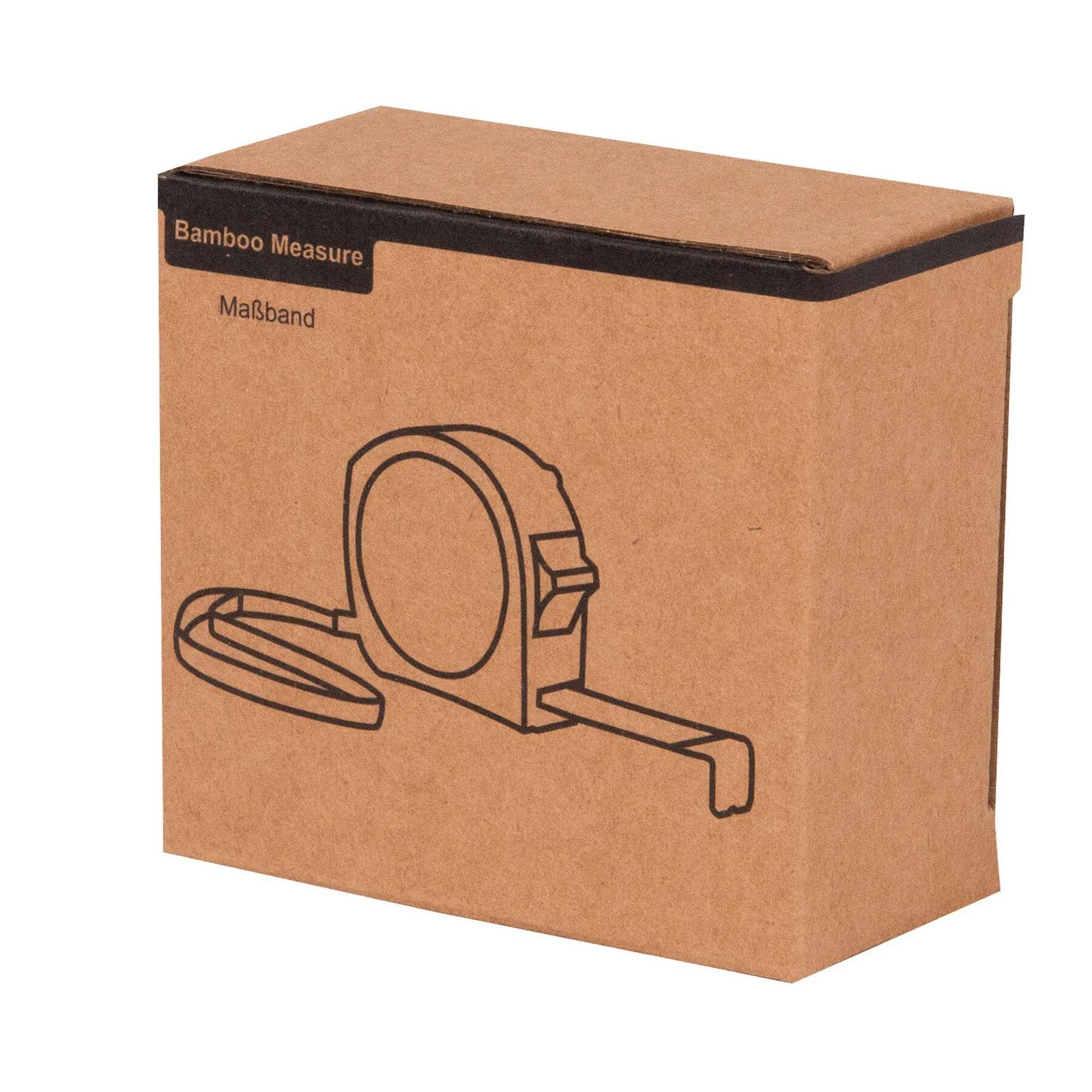 BAMBOO MEASURE - Maßband, 5 m braun, schwarz, braun, schwarz – Bild 6