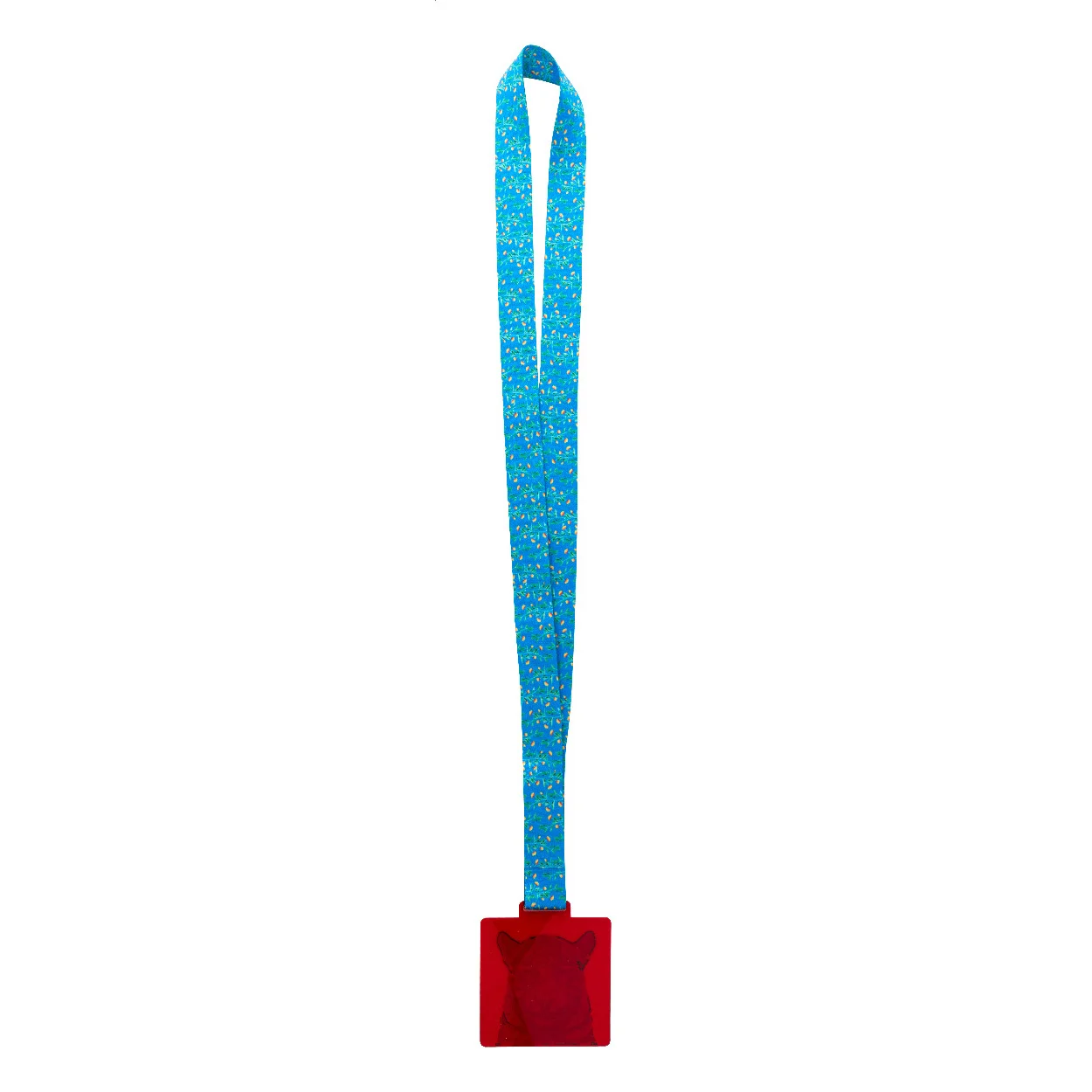 Individuelle Medaille Subdal Colour Square, rot/transparent – Bild 4