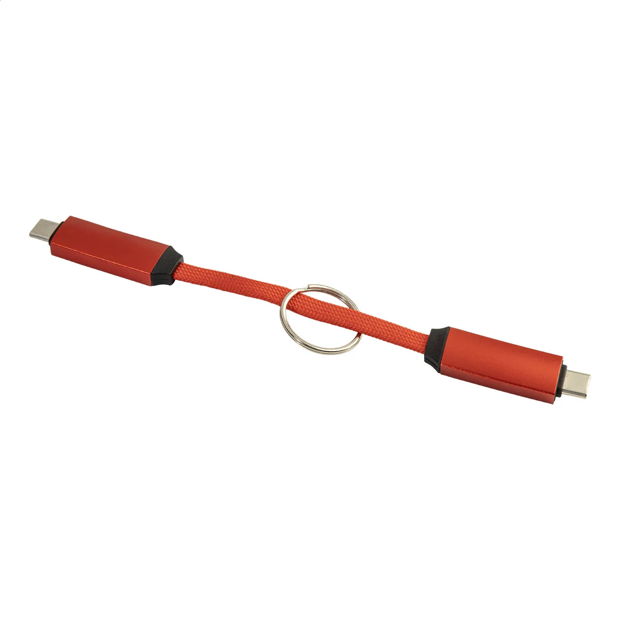Schlüsselanhänger Keycab mit 60W USB-C-Kabel, rot – Bild 5