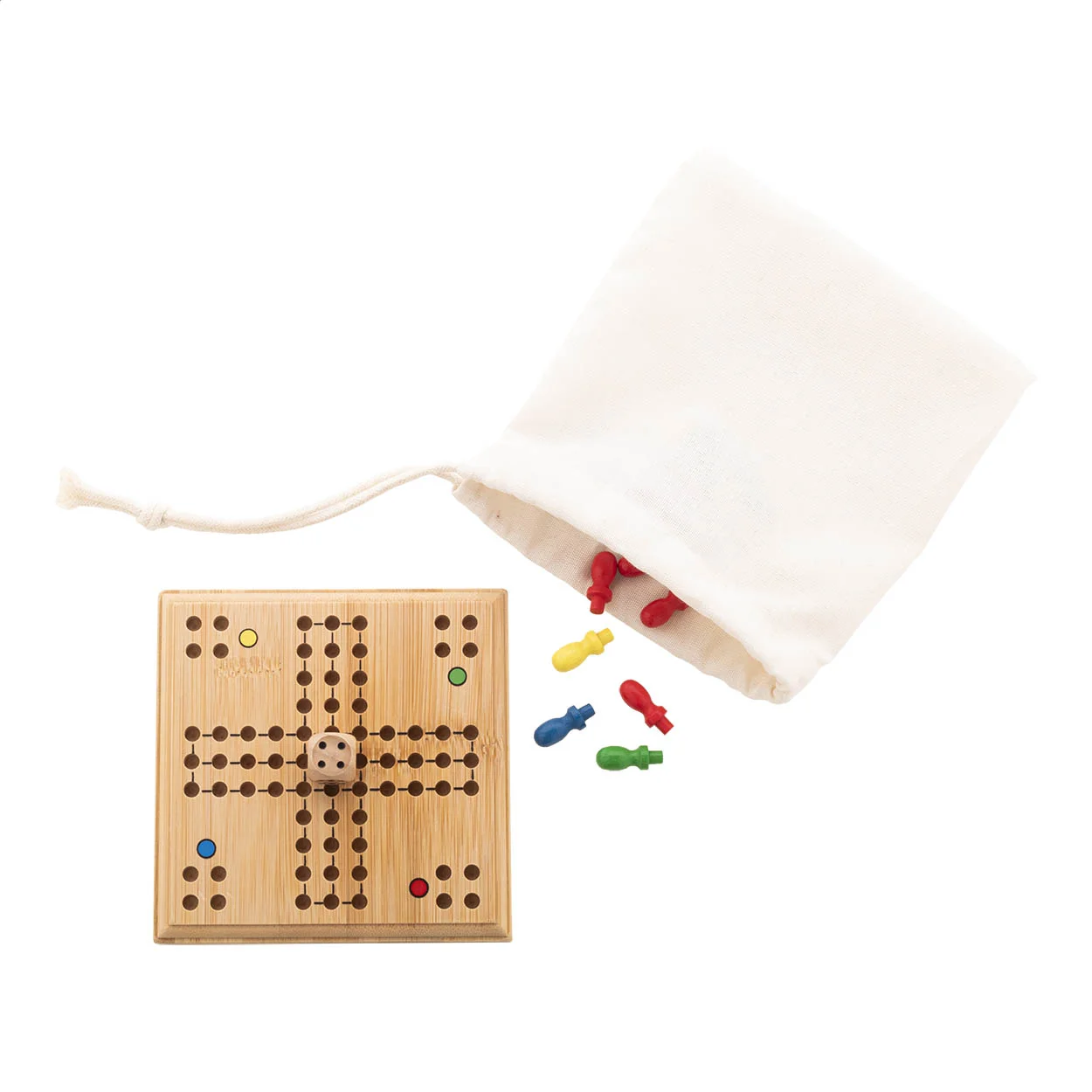 Ludo-Spiel Arcus, natur – Bild 2