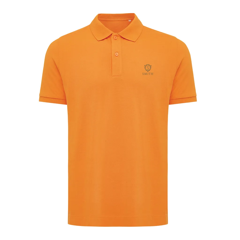 IQONIQ Yosemite Piqué-Poloshirt aus recycelter Baumwolle, orange – Bild 3