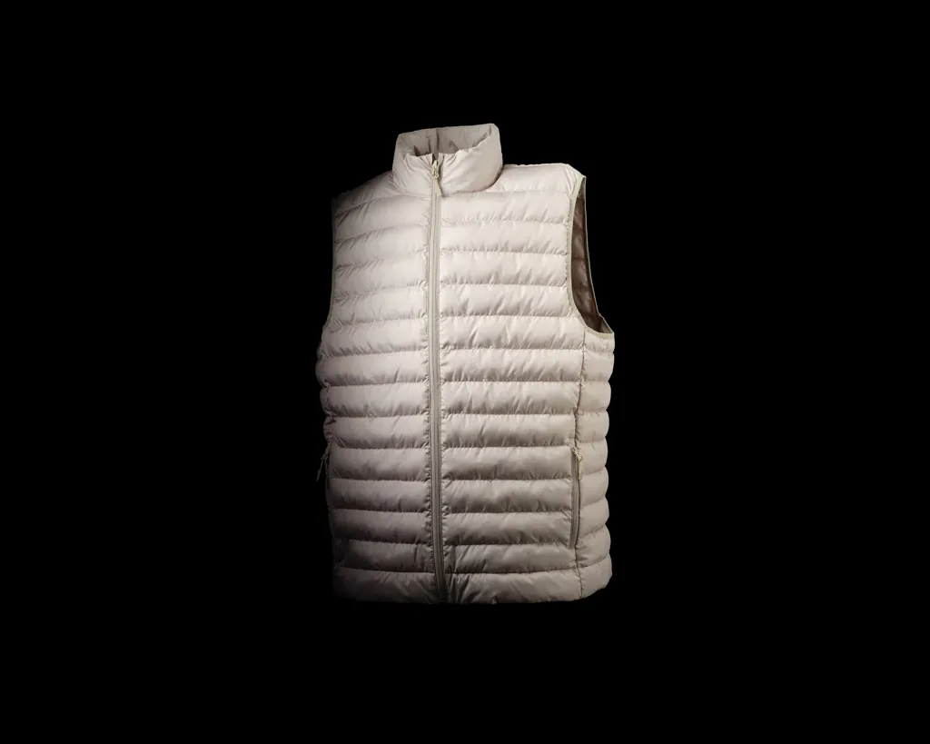 IQONIQ Meru Herren Bodywarmer aus recyceltem Polyester, beige – Bild 9