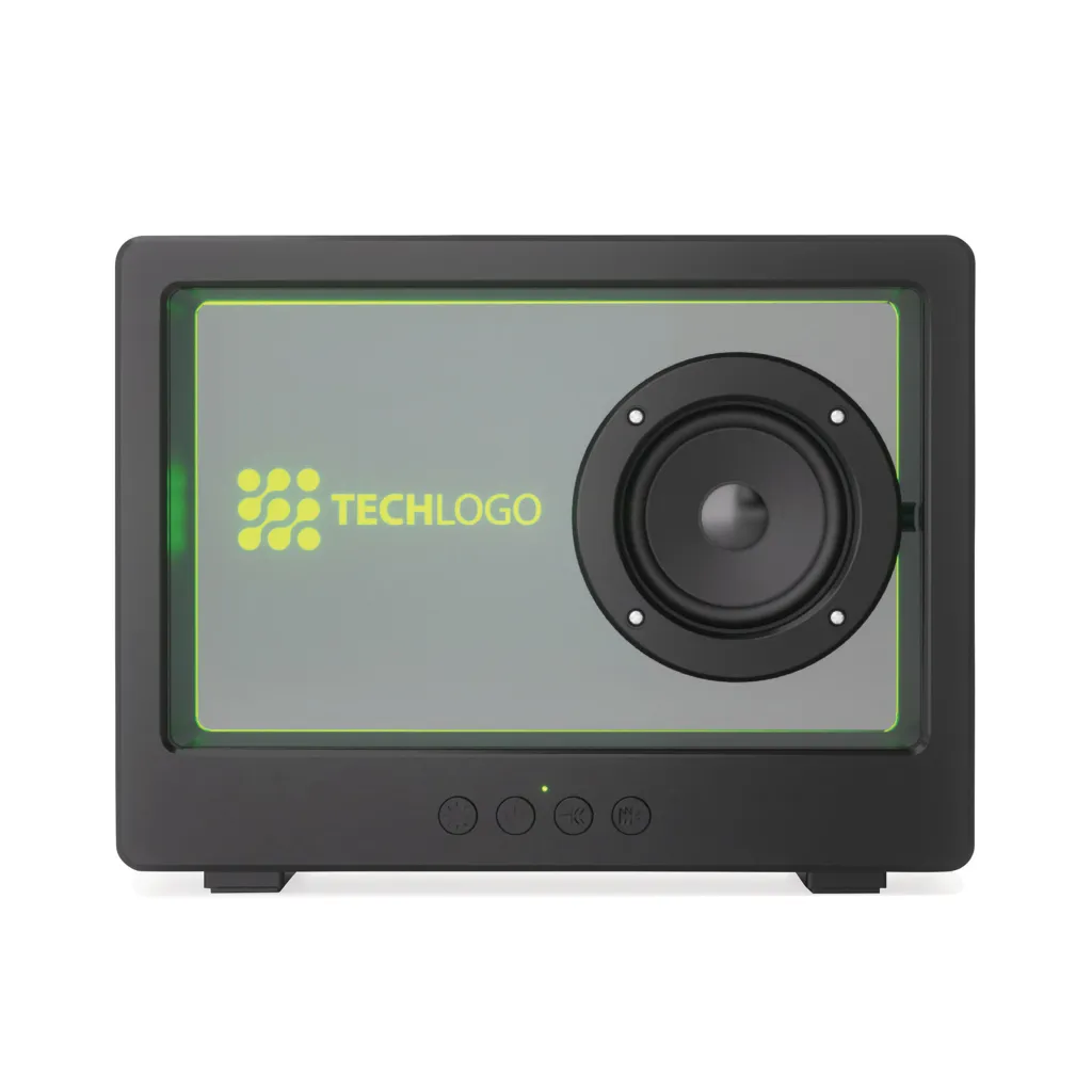 Soundclear transparenter 5W Wireless Lautsprecher, schwarz – Bild 4