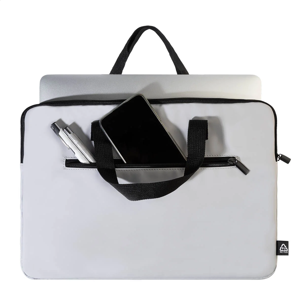 Laptoptasche Pubbuk aus RPU, grau – Bild 5