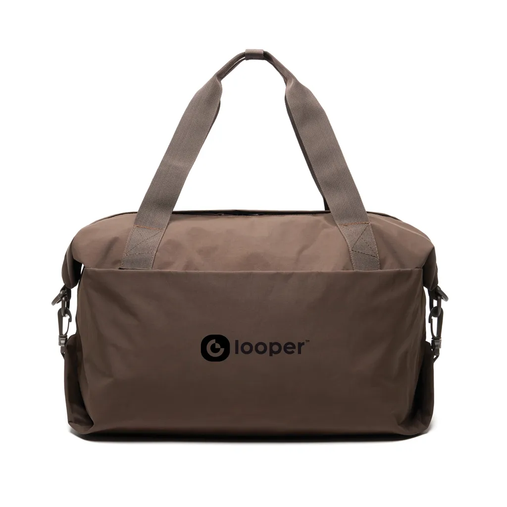 KENTO URBAN Weekender aus RCS recyceltem Nylon, braun – Bild 7