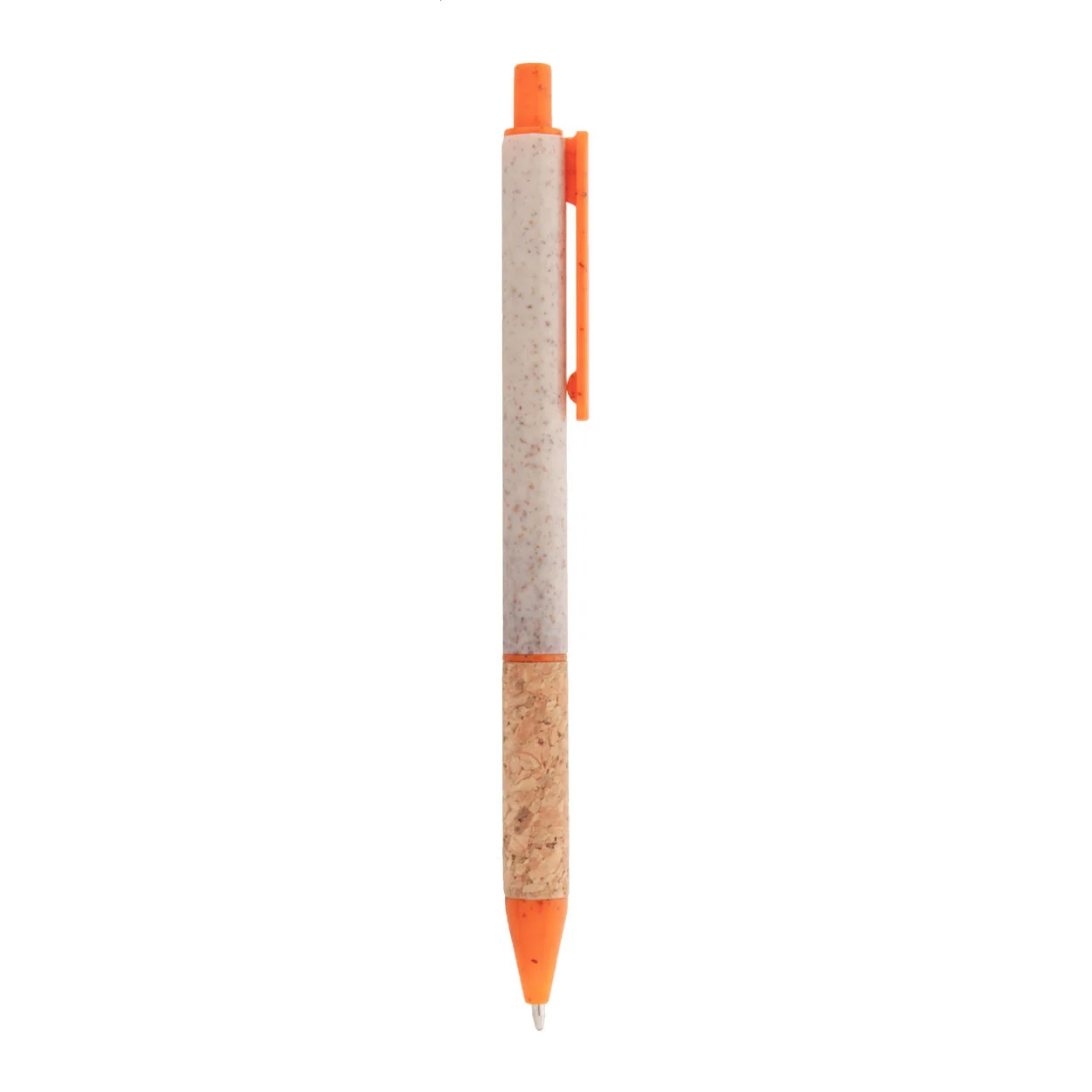 Kugelschreiber Corgy, orange, natur – Bild 3