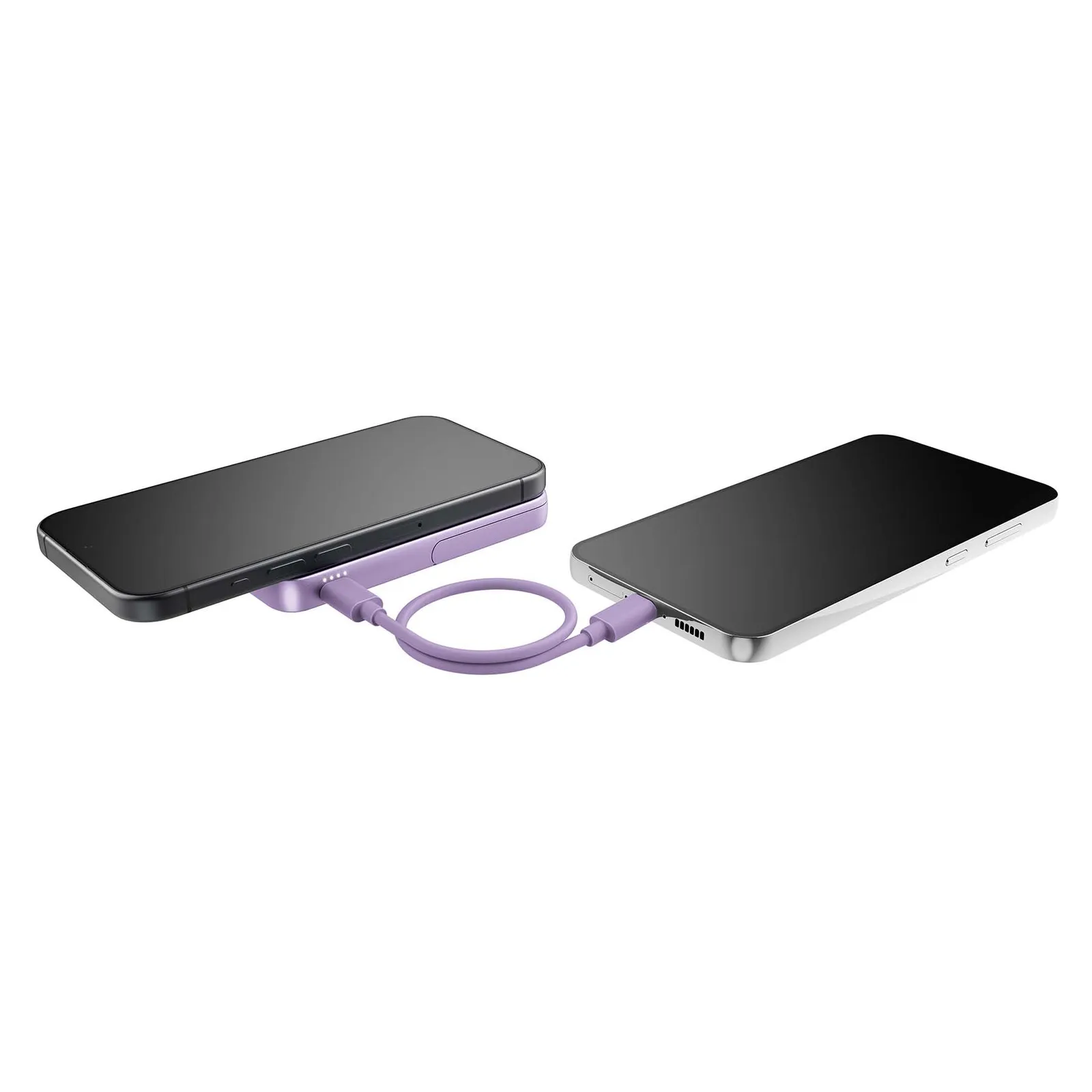 Fresh 'n Rebel Magnetische kabellose Powerbank 5000 mAh, Verträumtes Flieder – Bild 2