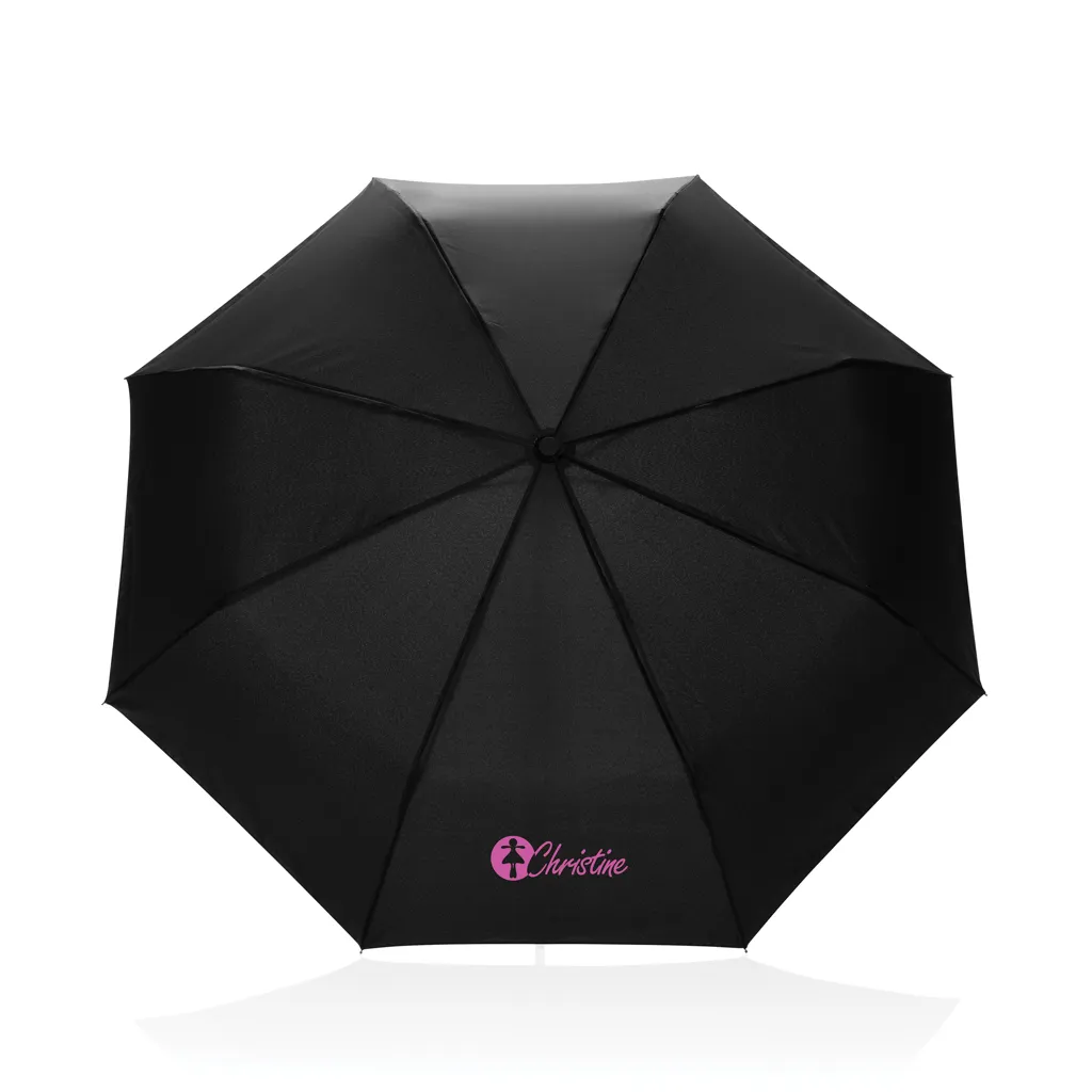 KENTO URBAN 21'' AWARE™ 190T RPET autom. open/close Schirm, schwarz – Bild 5