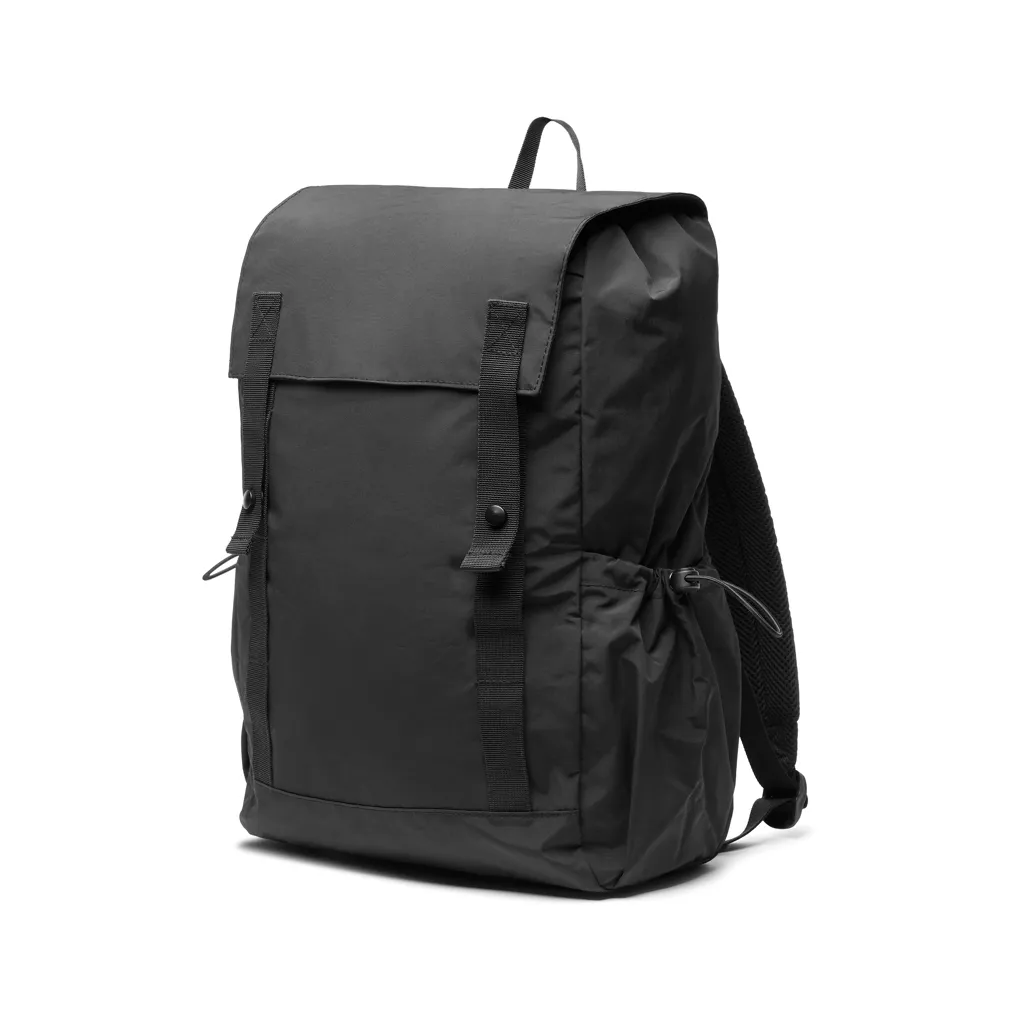 KENTO URBAN Everyday Rucksack aus RCS recyceltem Nylon, schwarz – Bild 3