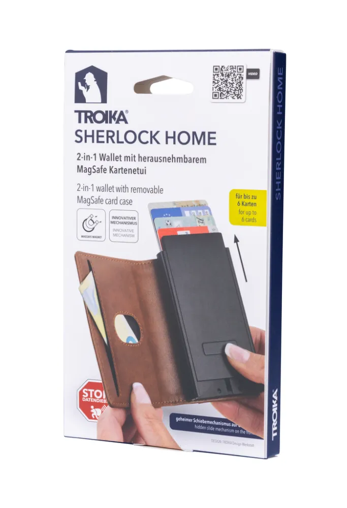 2-in-1 Wallet SHERLOCK HOME braun, braun – Bild 8