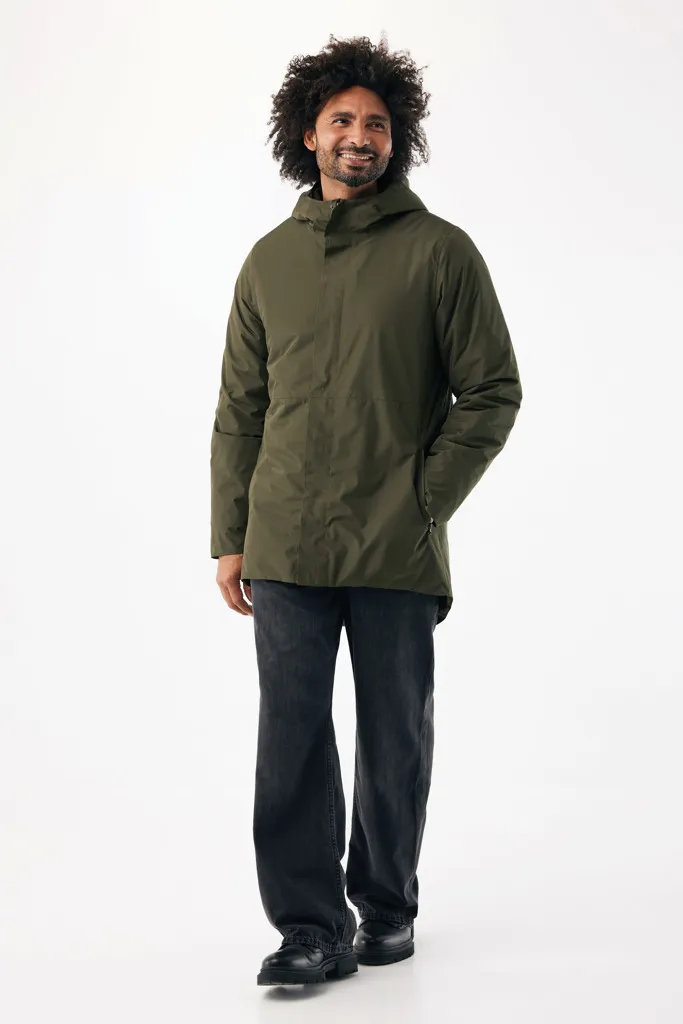IQONIQ Thelon Parka aus recyceltem Polyester, khaki – Bild 3