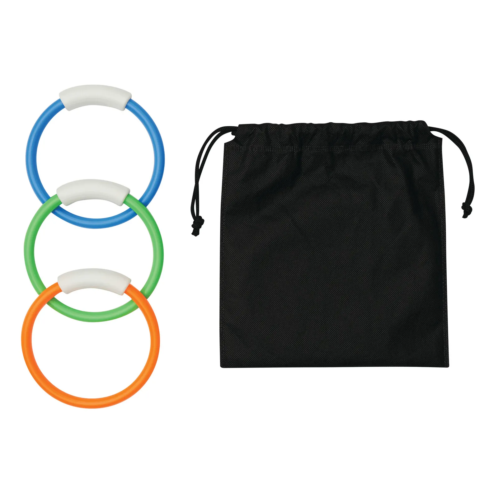 SPLASH LOOPS - Tauchringe blau, grün, orange, blau, grün – Bild 2