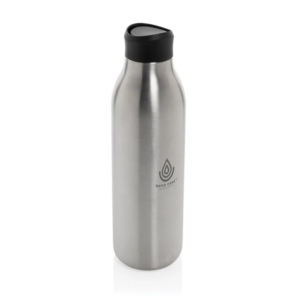 Avira Alok 360 Klick-Wasserflasche aus RCS rec. Stahl, 600ml, silber – Bild 7