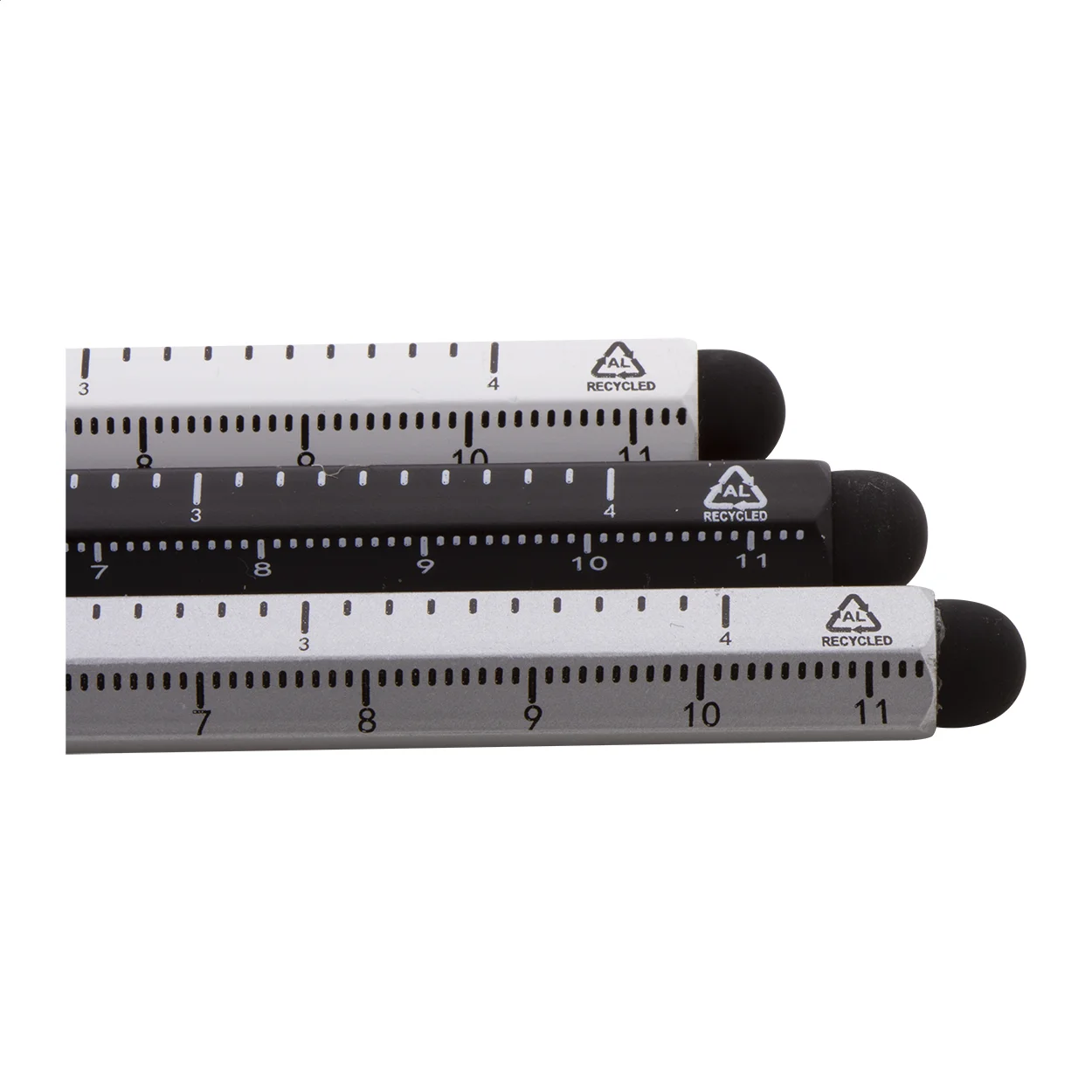 Tintenloser Stift mit Lineal Ruloid, schwarz – Bild 6