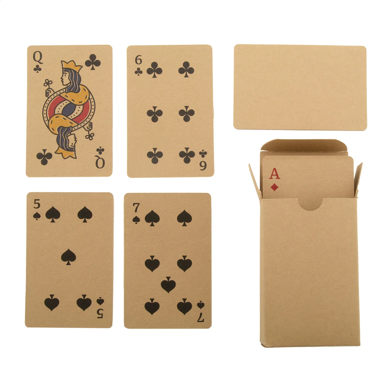 Individuelle Spielkarten CreaCard Eco, natur – Bild 2