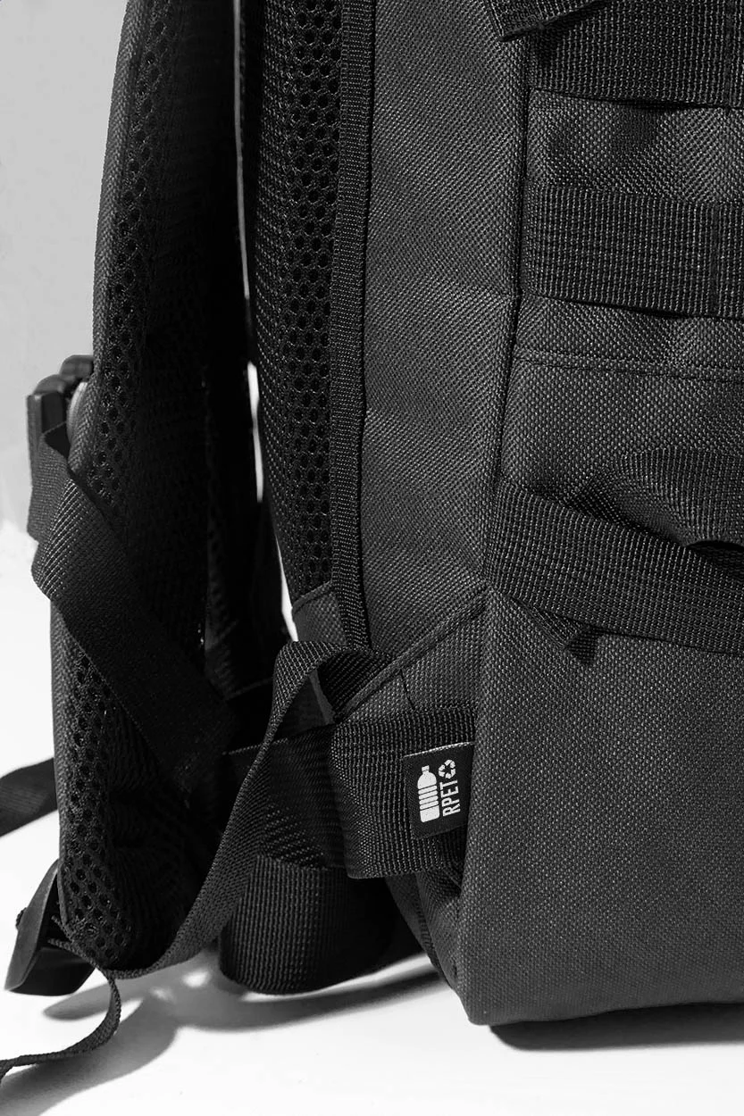 Outdoor-Rucksack Tactbak aus RPET, schwarz – Bild 6