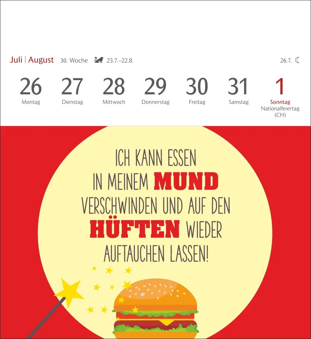 Der fette Vogel bricht den Ast Postkartenkalender 2027 – Bild 12