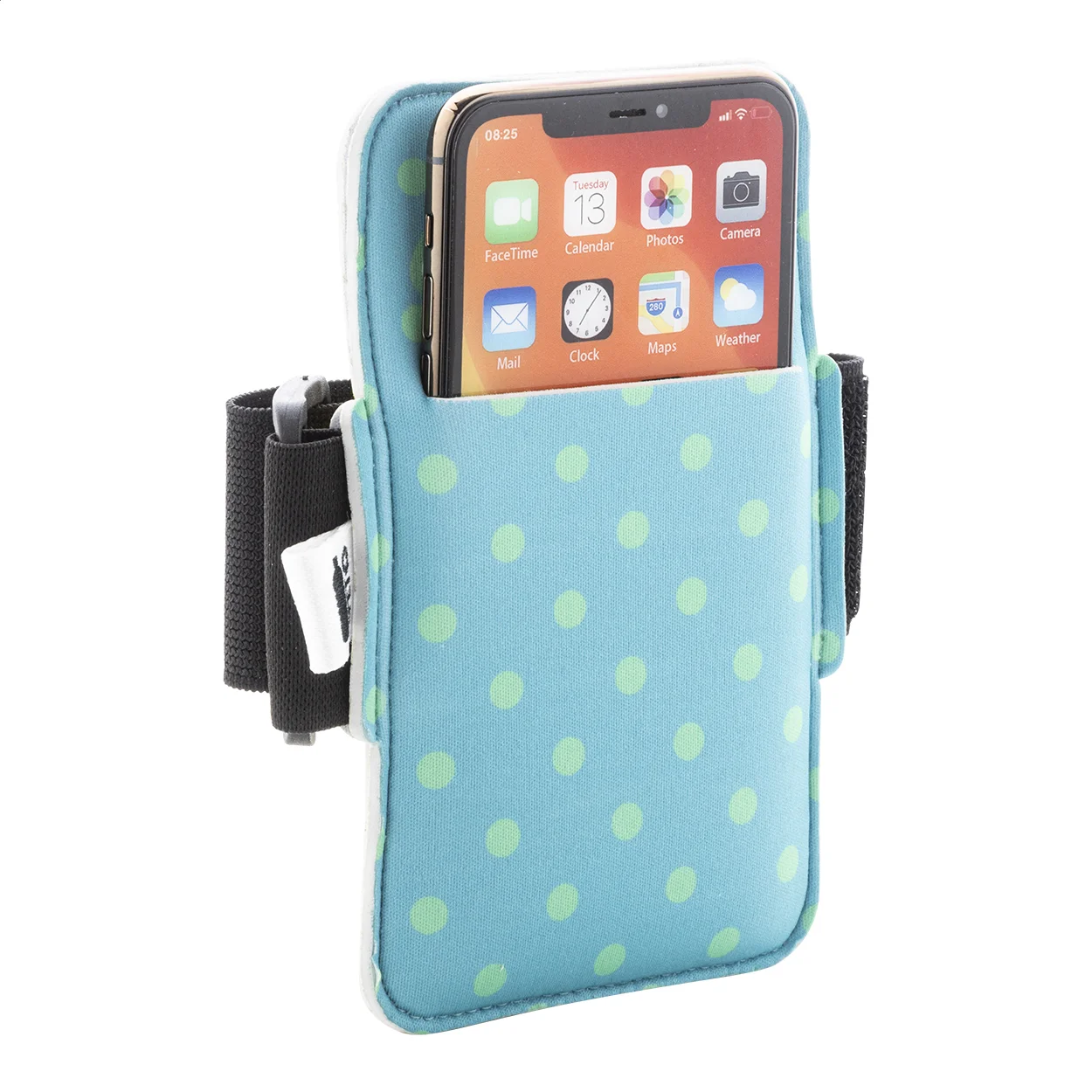 Individuelle Oberarmtasche fürs Smartphone. Runfree, weiß – Bild 5