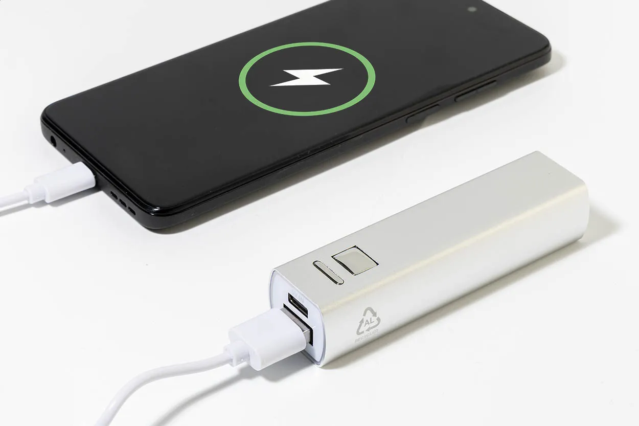 Powerbank RaluBase, silber – Bild 4